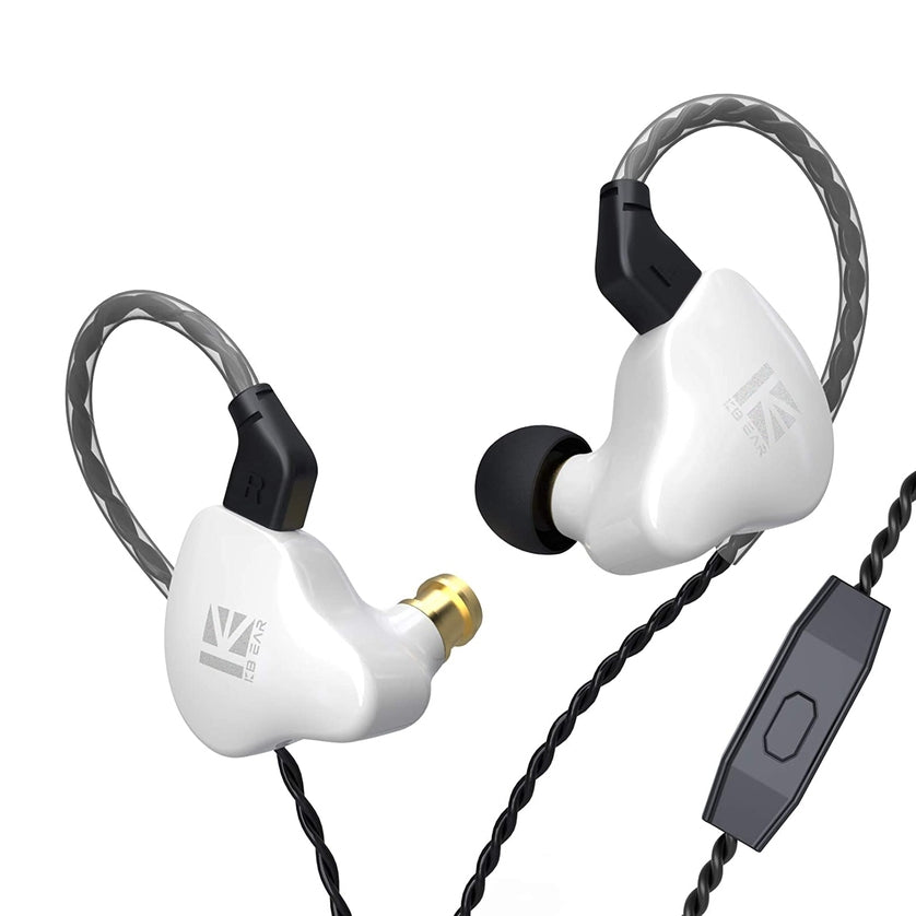 Audífonos Dinámicos Super Bass Boost KBEAR KS1 - White