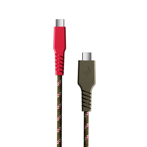 Skullcandy Cable de carga USB A Lightning con doble Trenzado - Red