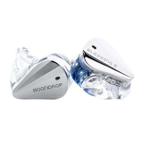 Audífonos Híbridos Profesionales 2DD+4BA Moondrop Blessing3 - Crystal