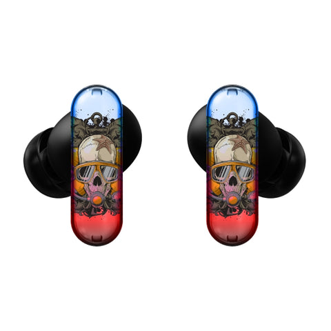 Shell Set de Acrílico para Personalizar Audífonos G-Pods - Hip Hop Skull