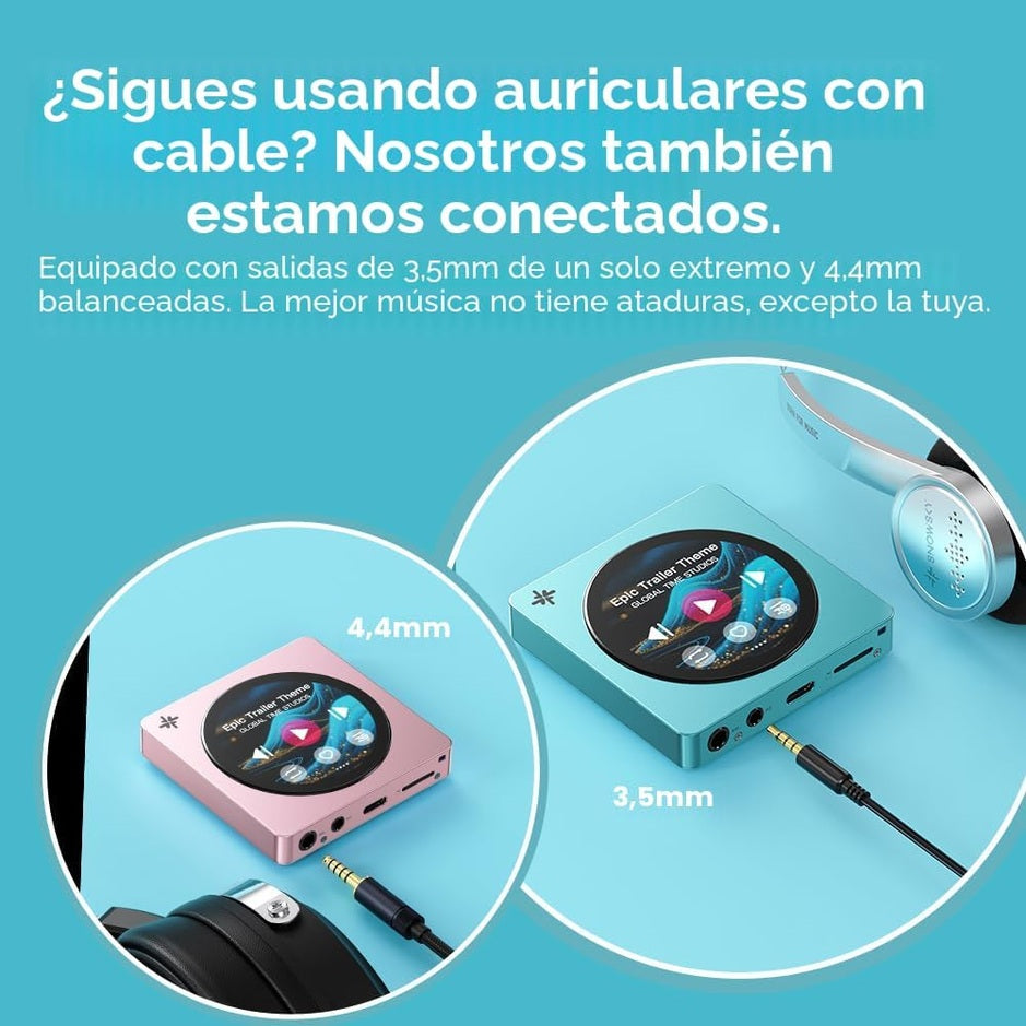 Reproductor Digital de Audio HiRes FiiO Snowsky DISC - Sky Blue