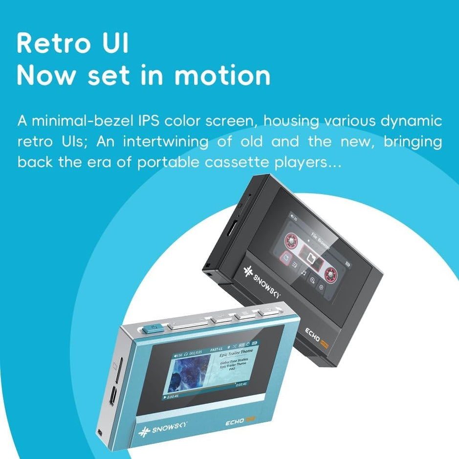 Reproductor Retro de Audio HiRes FiiO Snowsky ECHO Mini - Black