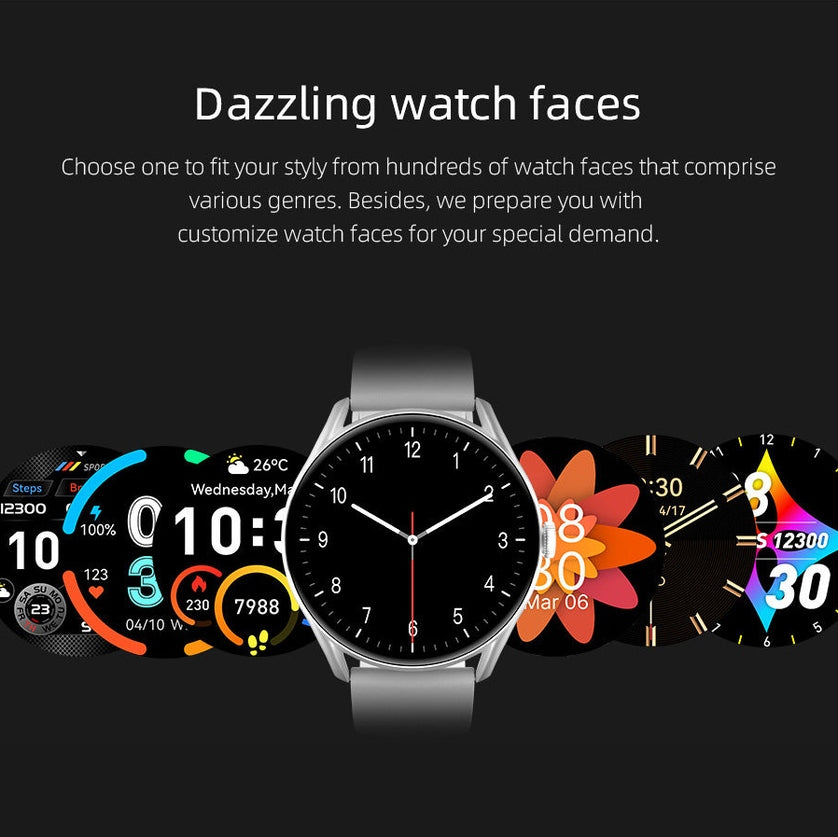 Reloj Inteligente Smartwatch QCY GT2 - Black & Black