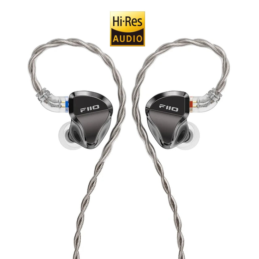 Audífonos Híbridos Hi-Res de 5 Drivers FiiO JH5 - Diamond Black –