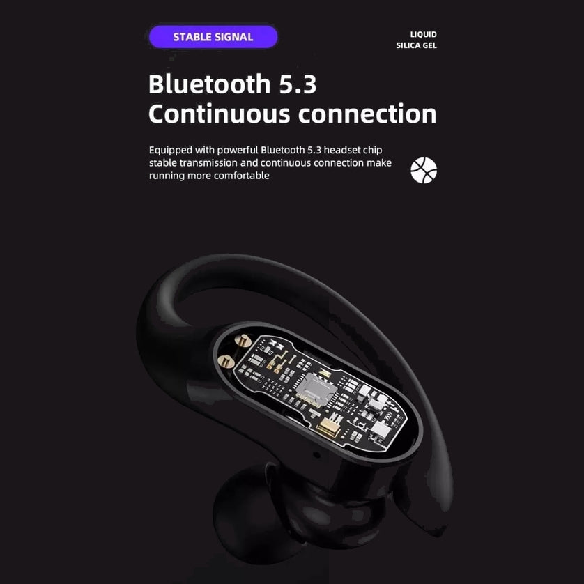 Audífonos Sports Bluetooth TWS con Earhooks LENOVO LP75 - Black