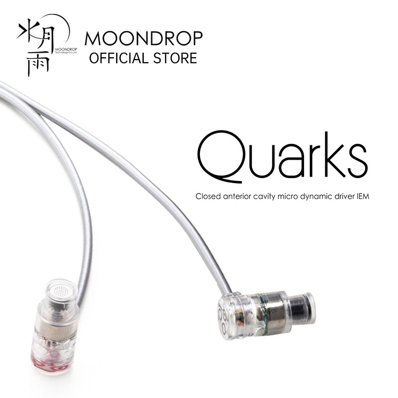 Audífonos Dinámicos con Manos Libres Moondrop Quarks - Crystal
