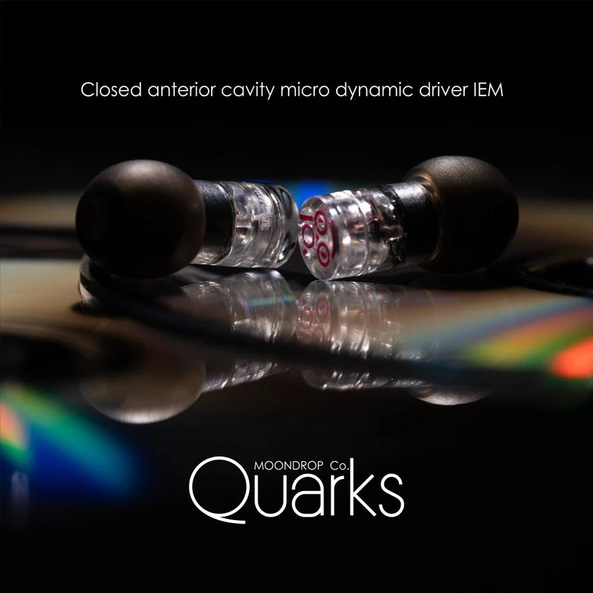 Audífonos Dinámicos con Manos Libres Moondrop Quarks - Crystal