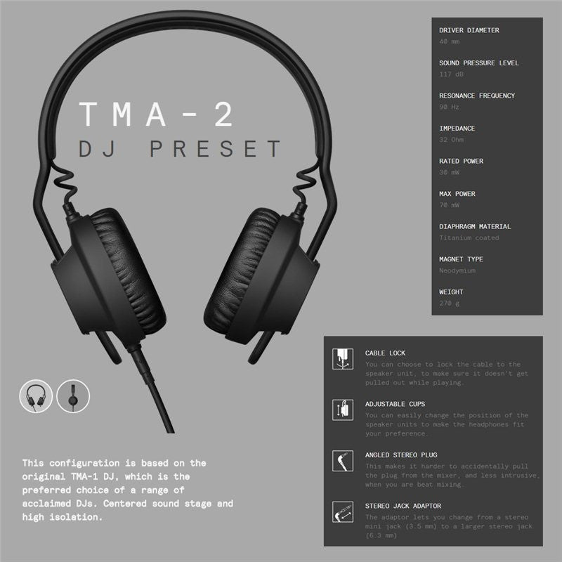 Audífonos Configurables AiAiAi TMA-2 DJ PRO