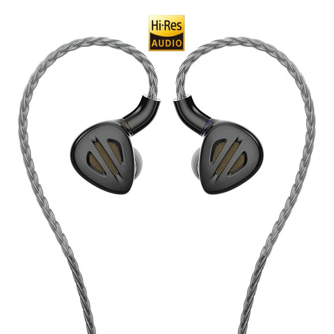 Audífonos Hi-Res de Ergonomía Monitor con Manos Libres FiiO JD1 - Black